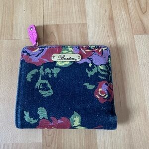 Buxton denim Floral Wallet